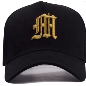 Custom Ihre eigenen Logo -Werbemänner von 5 Panel Mesh Snapback Trucker Hut Cap Custom Sticker Trucker Baseball Cap Trucker Hut