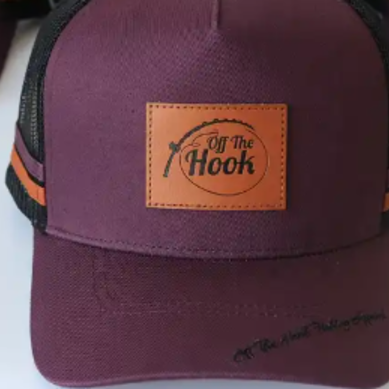 Hot Hat Design 5 Panel Wildleder Blue und Black Baseball Caps mit kundenspezifischem Logo Flat Stickerei und 3D -Puff -Stickmützen