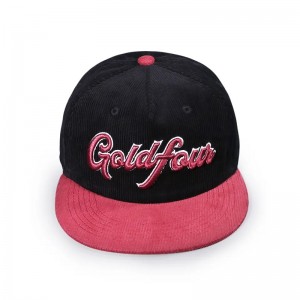 Benutzerdefinierte Stickschnur 5 Panel Seil unstrukturierter Snapback Cordback Hut für Männer Frauen