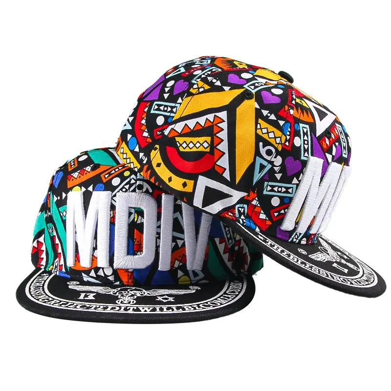 Superbeer hochwertiger strukturierter Eltern-Kind-Hut 3D Stickerei Flat Bim Hip Hop Hut benutzerdefinierte Logo Snapback Sport Hats Cap