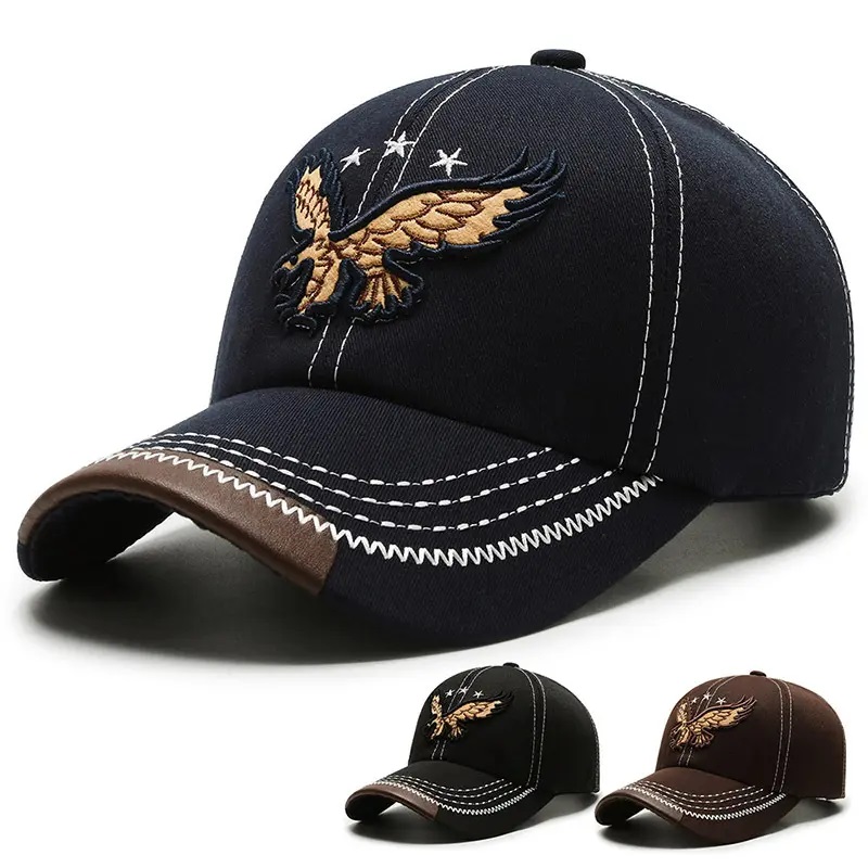 Beliebte gestickte Sporthüte Snapback Baseball Caps Bild Baumwollhüte für Frauen und Männer