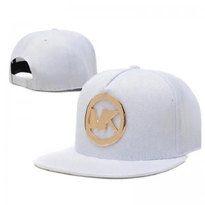 Großhandel Custom Gold Metall Plate Logo Snapback Caps Hüte