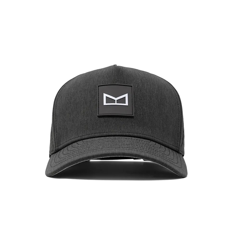 Hochwertiger Custom 5 Panel Gummi -PVC -Logo -Seil Baseballkappe, wasserdicht