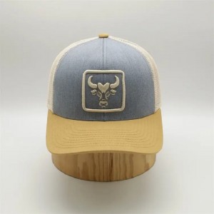 OEM Custom 6 Panel vor gekrümmtem Krempe Mesh Back -Back -Sport -Hüte, Großhandel Truck Gorras, 3D Sticked Logo Trucker Cap