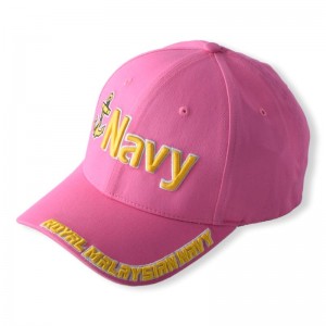 Benutzerdefinierte Baseball -Kappe 3d/2d gesticktes Logo Frauen Männer 6 Panel Sport Cap Pink Kurve Rand Kopfbedeckung Baseballhüte